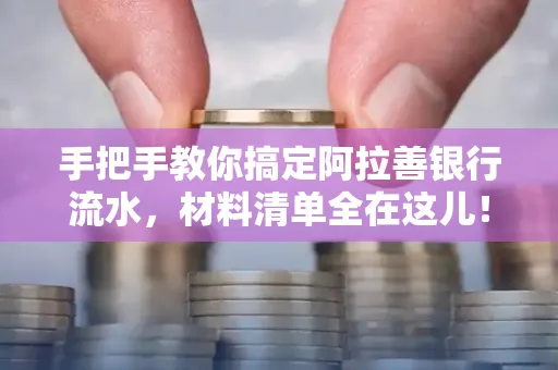 手把手教你搞定阿拉善银行流水，材料清单全在这儿！