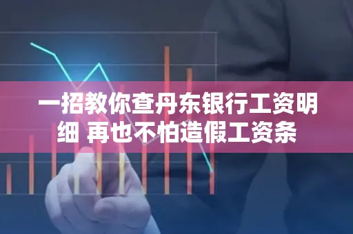 一招教你查丹东银行工资明细 再也不怕造假工资条