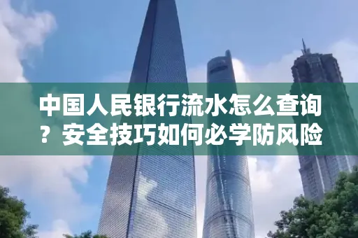 中国人民银行流水怎么查询？安全技巧如何必学防风险