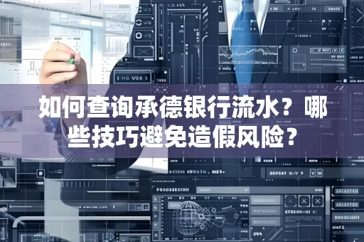 如何查询承德银行流水？哪些技巧避免造假风险？