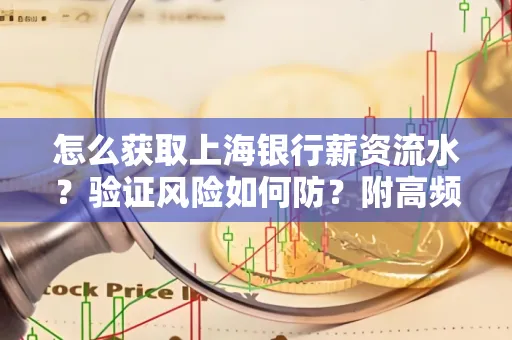 怎么获取上海银行薪资流水？验证风险如何防？附高频场景全攻略！